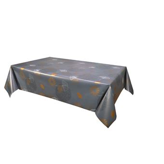 Cpm Nappe Ronde En Toile Ciree Design Boliba Diam 150 Cm Gris Boliba Nappe De Table Achat Prix Fnac