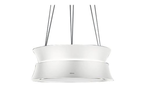 Falmec Circle.Tech Dama - Hotte - Hotte Îlot - Largeur : 60.4 Cm - Profondeur : 60.4 Cm - Recyclage - Blanc