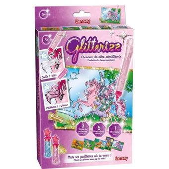 Coffret jeu creatif Glitterizz Chevaux de rêve scintillants Lansay