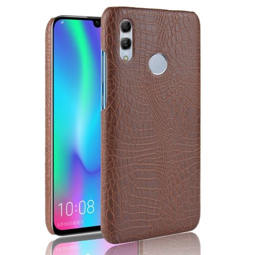 Etui en PU crocodile marron pour votre Huawei P Smart (2019)