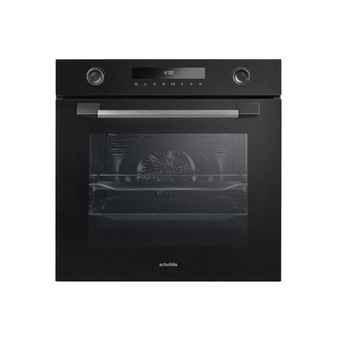 Scholtès SOFP1610X - Four - encastrable - niche - largeur : 56 cm - profondeur : 55 cm - hauteur : 58.5 cm - avec système auto-nettoyant - classe A+ - noir