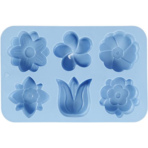 Creotime formes en silicone 60 x 75 cm bleu
