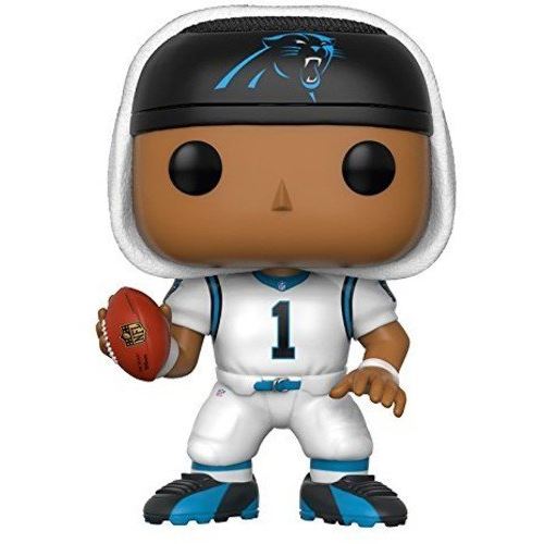 Funko POP NFL Cam Newton (Panthers White) Collectible Figure, 3.75 inches