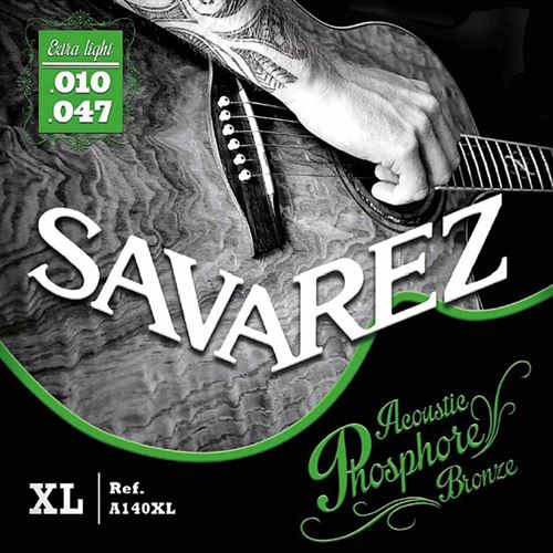 Non Communiqué Bronze Savarez A140xl - Jeu De Cordes Acoustique Phosphore - Extra Light 10-47