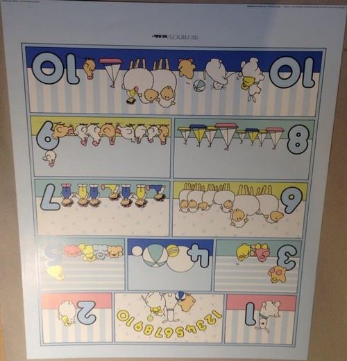 Mill Teerink - Apprendre à Compter - 50x60 cm - AFFICHE / POSTER