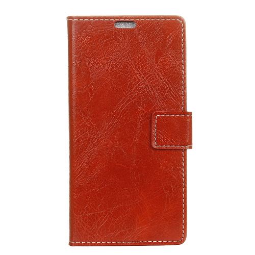 Etui en PU rétro rouge pour votre Samsung Galaxy J6 Plus/J6 Premium