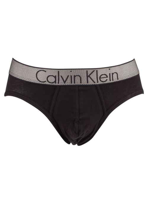 Calvin Klein Homme Slips de hanche extensibles personnalisés, Noir