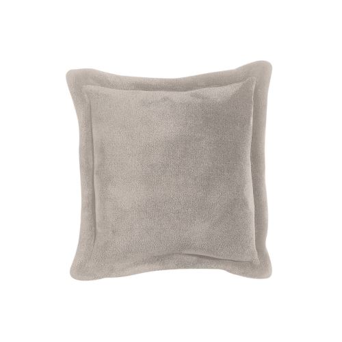 Coussin doux taupe 50 x 50 cm FERO