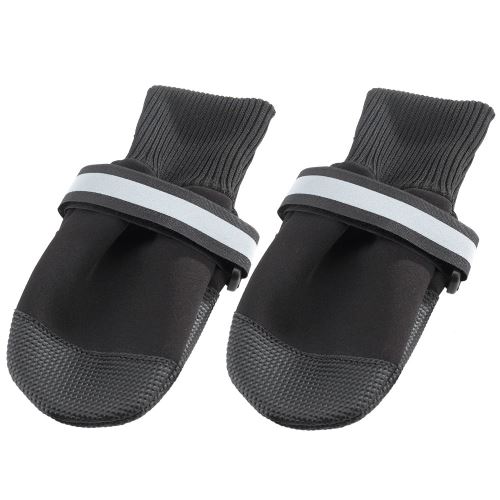 Ferplast Chaussures de protection pour chien Noir Moyen
