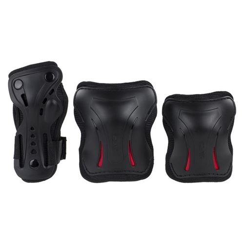 Set de protection SFR ROLLER Essentials BlackMedium Noir