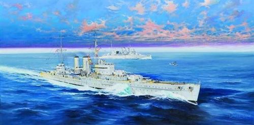 Maquette bateau Trumpeter HMS Exeter 0- 1/350 - Maquette de bateau