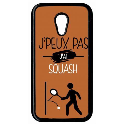 Coque j peux pas j ai squash 7 compatible motorola moto g2 transparent