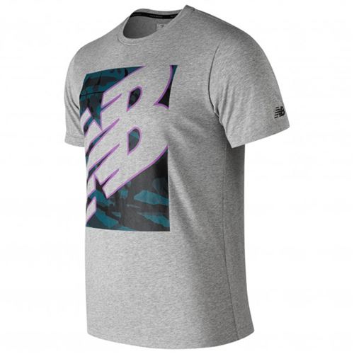 T-shirt à manches courtes homme New Balance NB Heathertecht - MGris