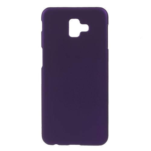 Coque en TPU rigide violet pour votre Samsung Galaxy J6 Plus