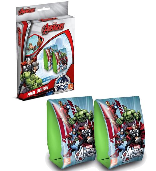 Paire De Brassard Avengers Marvel 15 X 25 Cm Piscine Plage