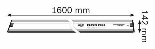 Bosch Bleu 060157A902 GKS 85 G SCIE CIRCULAIRE en L-BOXX FSN 1600 rail de  guidage