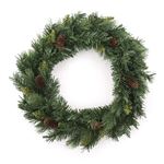 Féérie Lights & Christmas - Couronne de Noël avec pin Royal Majestic - Diam. 40 cm - Vert - Royal Majestic