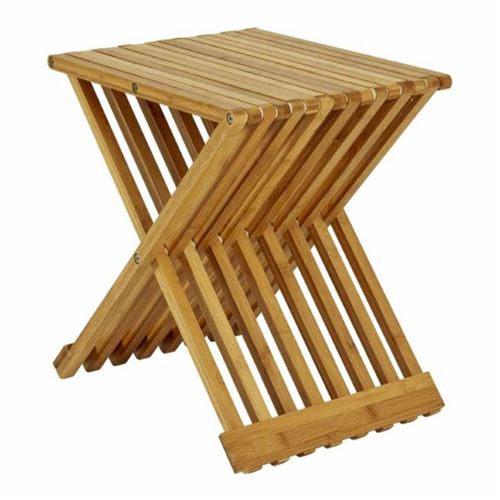 Paris Prix - Table D'appoint Pliable kaly 44cm Naturel