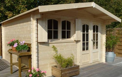 Solid Abri de Jardin Maisonnette Chalet de Jardin Rignitz