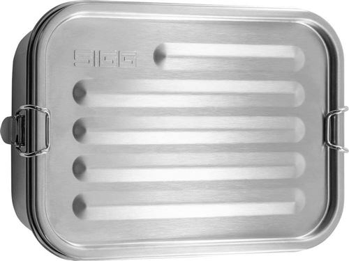 Sigg lunchbox Sélénite 20,5 x 14,5 cm acier inoxydable argent