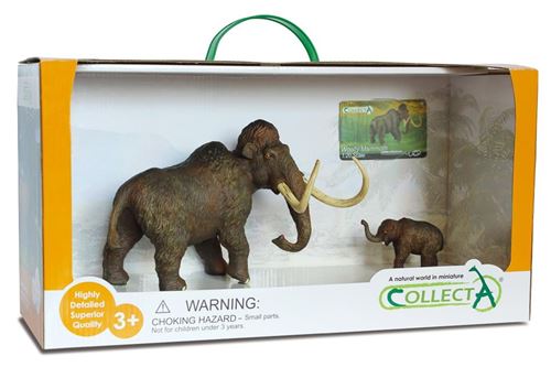 Collecta préhistoire : Ensemble de jeux pour mammouths 2 pièces marron