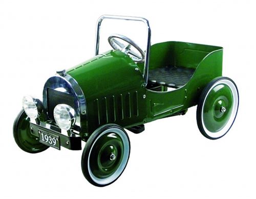 Goki voiture à pédales rétro 1939 vert