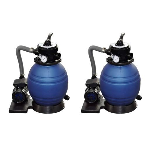 Pompes à filtre à sable 2 pcs 400 W 11000 l h