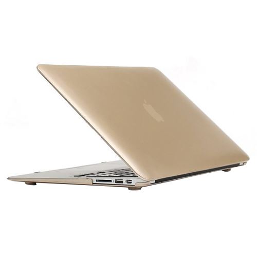 Accessoires Mac Coques Boîtier de protection en plastique dur givré pour Macbook Air 13,3 pouces (A1369 / A1466) (or)