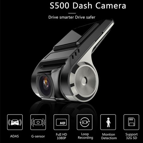 Camera Voiture Enregistreur Jour Et Nuit Enregistreur De Conduite Caméras  de Voiture avec Enregistreur Voiture Caméra Mini Dash Cam : :  High-Tech