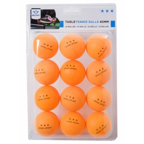 12 Balles de tennis de table oranges