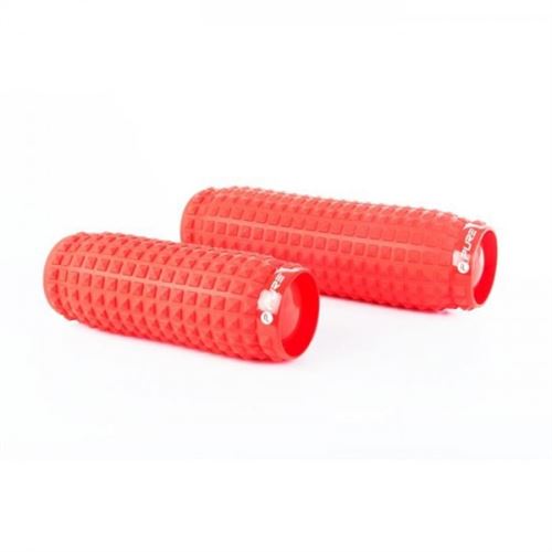 PURE2IMPROVE Rouleau de massage gonflable - Fitness - Rouge - 45 cm
