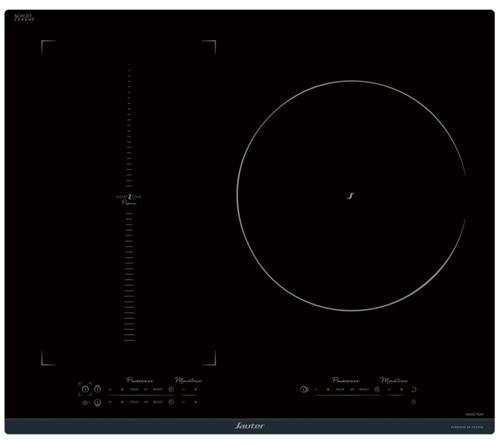 Sauter SPI9547B - Table de cuisson à induction - 3 plaques de cuisson - Niche - largeur : 56 cm - profondeur : 49 cm - noir - sans cadre