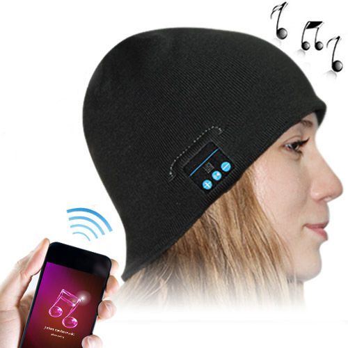 16€40 sur Bonnet Bluetooth Écouteur Intégré Microphone Smartphone