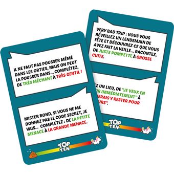 Jeu d’ambiance Asmodee Top Ten