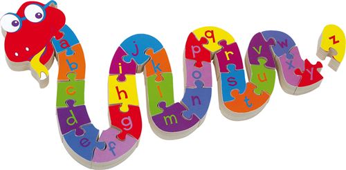 Puzzle Legler - Puzzle serpent ABC