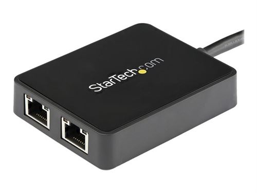 Double Adaptateur Ethernet USB 3.0 - Adaptateur et convertisseur