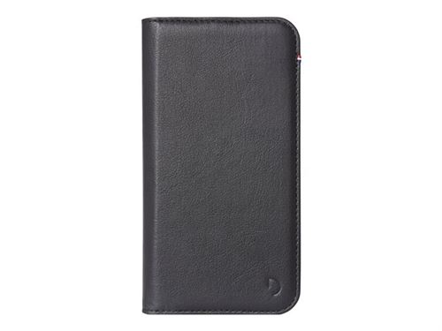 Decoded Wallet - Protection à rabat pour téléphone portable - cuir fleur, polyuréthanne thermoplastique (TPU) - noir - pour Apple iPhone 11
