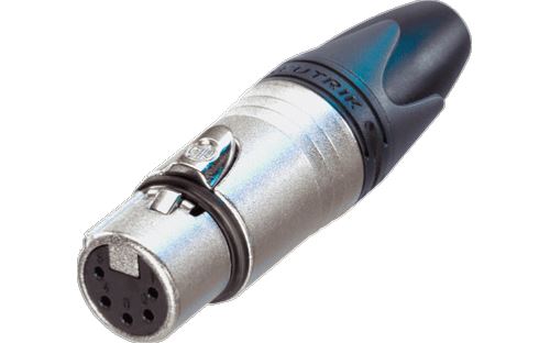 Fiche Neutrik NC5FX connecteur XLR Femelle 5 pôles