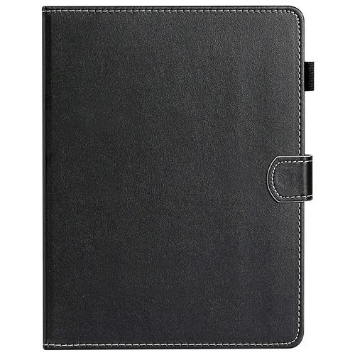 Housse Universelle tablette 10 Etui Attaches Grappins Fonction Stand Noire