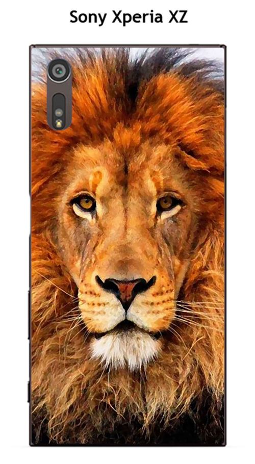 Coque TPU gel souple Sony Xperia XZ design Lion
