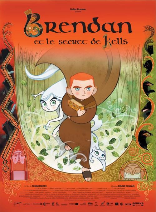 de KellsBrendan Et Le Secret AFFICHE CINEMA ORIGINALE