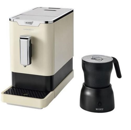 robot café expresso 19 bars beige - pack20206+20300
