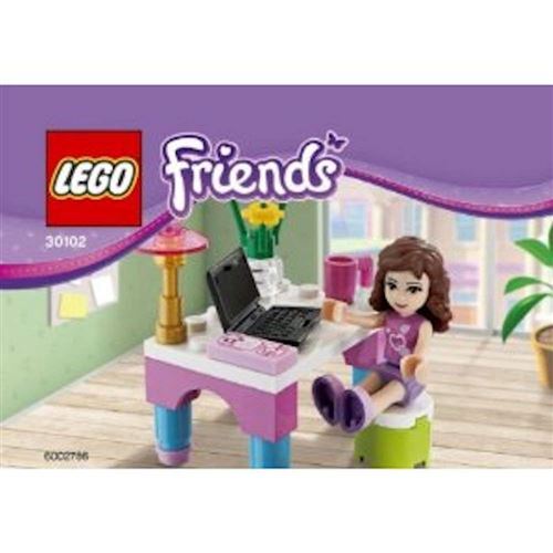 Lego 30102 Friends – Figurine de Olivia avec bureau (Exclusive)