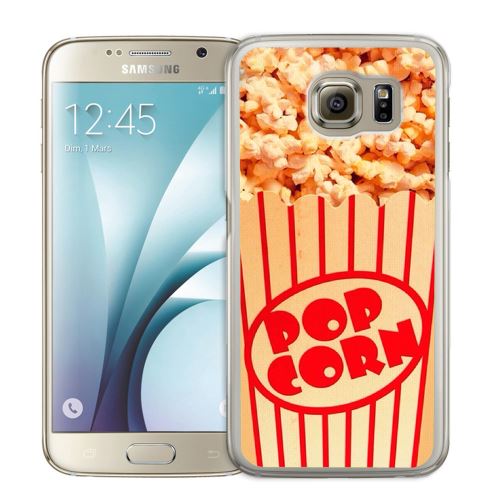 Coque pour Samsung Galaxy S7 pop corn