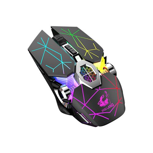 Souris De Jeu Sans Fil X13 Dual Mode 2.4G + Gamer Rechargeable Usb Bluetooth -A