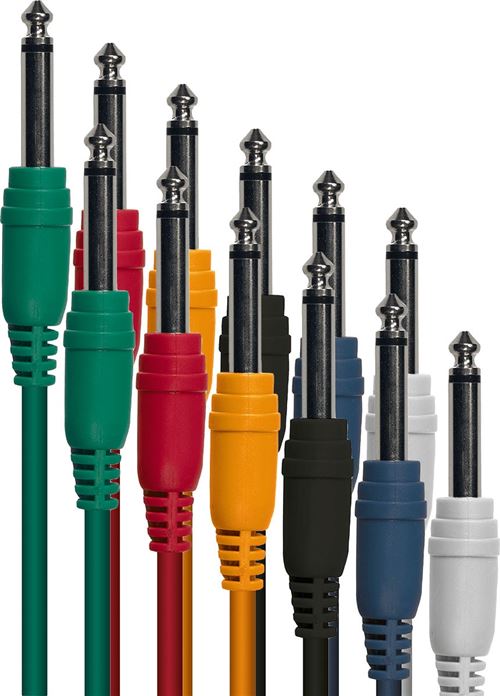 Yellow Cable - Câbles Patch Jack 6.35mm - 90 cm - Lot de 6 - Image 3