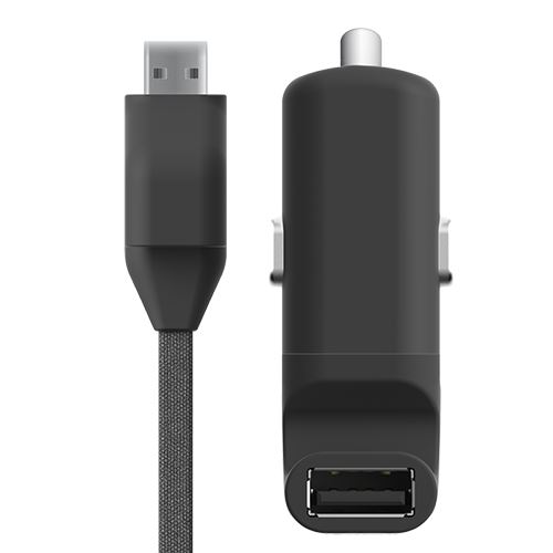 Le chargeur allume-cigare Teö gris connectique 30 broches