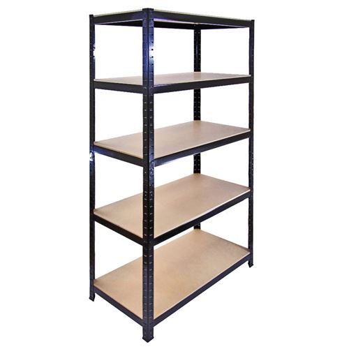Monster Racking T-Rax Metal Storage Shelves - Black, none