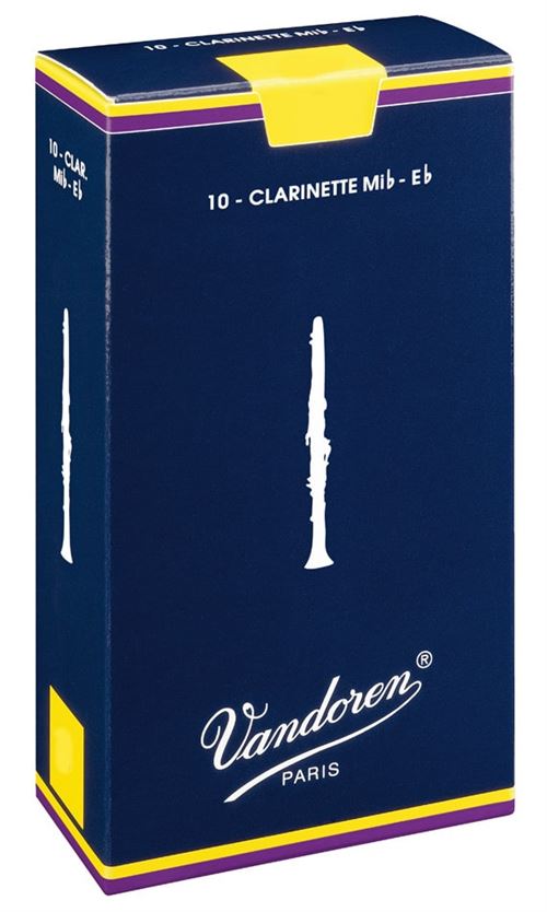 Boîte de 10 anches clarinette Mib Force - Vandoren CR111