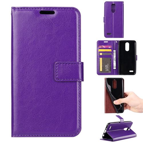 Etui en PU   purple pour LG K8 (2018)